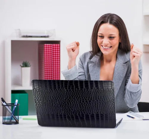 Vista 7 de Compatible con Funda para MacBook Air de 13 Pulgadas con Diseño de Cocodrilo 2021 2020 2019 2018 M1 A2337 A2179 A1932, Texturizada Elegante Lujosa