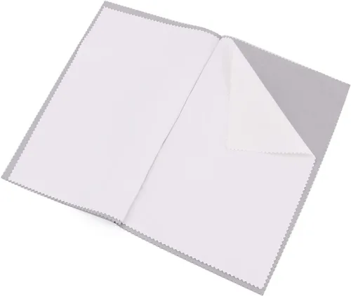Vista 2 de Foraineam Pack de 2 paños de limpieza para limpieza de joyería de plata, oro y platino, monedas, gemas, relojes y Silverware