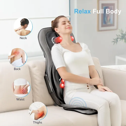 Vista 2 de COMFIER Masajeador de cuello y espalda Shiatsu y masajeador de cuero cabelludo