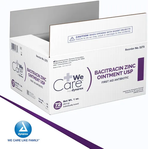 Vista 8 de Dynarex Bacitracin Zinc Ungüento USP - Crema de quemaduras y ungüento antibiótico para cortes menores, erupciones de pañales, cuidado de heridas