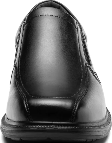 Vista 2 de Men's Casual Slip-on Loafers Stretch Shoes Square Toe Wedding Dress Shoes Luxury Bussiness Office Shoes