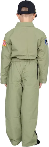 Vista 7 de Air Force Pilot - Conjunto de traje de Halloween para niños
