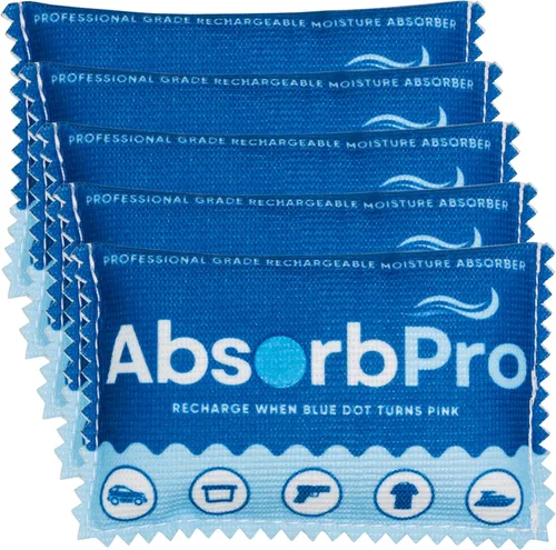 Vista 12 de Absorb Pro - Bolsa deshumidificadora recargable, 3.53 onzas de gel de sílice, 1 paquete