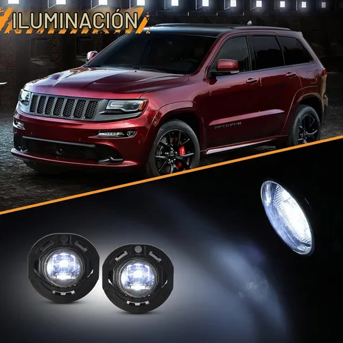 Vista 6 de Conjunto de luces antiniebla LED para Jeep Grand Cherokee 2014