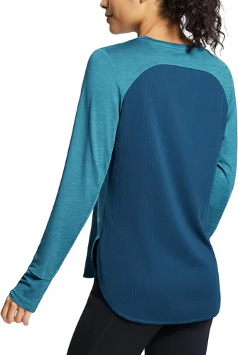 Vista 3 de BALEAF Camisetas de entrenamiento de manga larga para mujer, de secado rápido, UPF 50+ ligeras