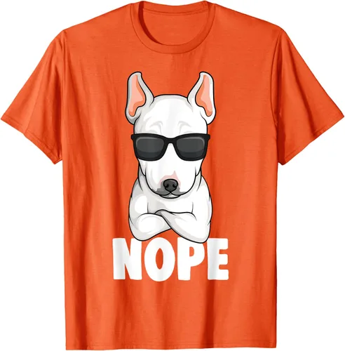 Vista 101 de Camiseta de perro Bull Terrier para niños y mujeres, Negro