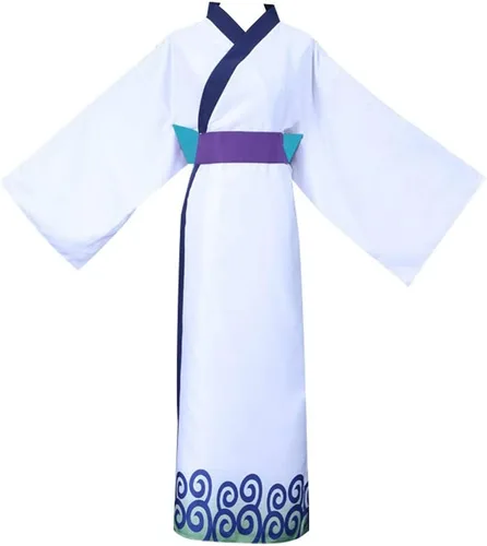 Vista 3 de Emyzkc Disfraz de kimono de mono D Luffy para cosplay de anime, capa de campo, para Halloween, juego de roles