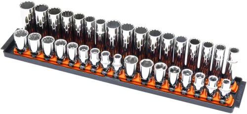 Vista 19 de Ernst Manufacturing, organizador de enchufes con rieles - Organizador de enchufes Socket Boss de 2 rieles de 1/2 pulgada con bloqueo giratorio, 13