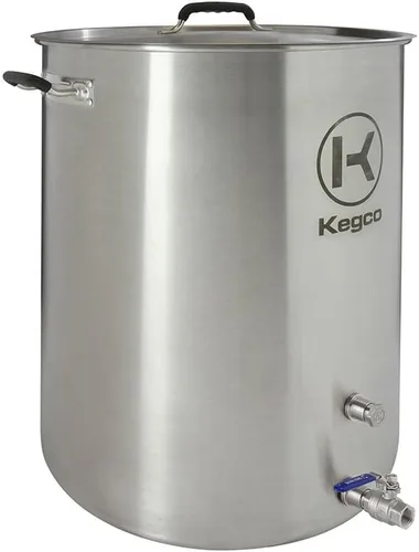 Vista 4 de Kegco 3PXBK30-P2 - Hervidor de cerveza (30 galones, acero inoxidable)