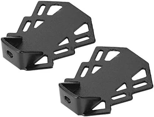 Vista 2 de VGEBY1 Pedal trasero de bicicleta, reposapiés trasero de bicicleta, reposapiés antideslizante de hierro con agujero de 0.197 in para bicicleta