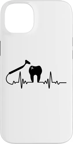 Vista 15 de Odontología divertido dentista I Drill Molar diente higienista dental caso para iPhone 17