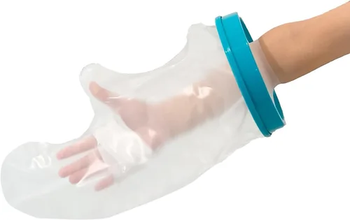 Vista 12 de Tideshake Fundas de fundición 100% impermeables para brazo de ducha para adultos, protector reutilizable de medio brazo, bolsa de fundición, funda