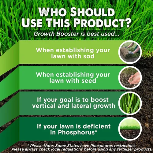 Vista 7 de Potenciador de crecimiento (32 onzas con pulverizador) y refuerzo de crecimiento (1 galón de repuesto) - Fertilizante líquido Simple Lawn Solutions