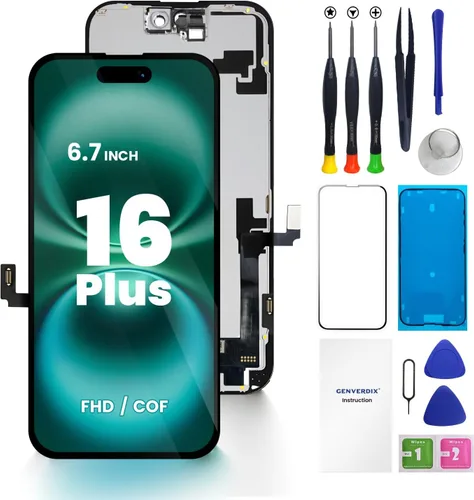 Vista 25 de para iPhone 11 Reemplazo de pantalla de 6.1", kit de reparación de pantalla LCD táctil 3D Genverdix, conjunto de montaje digitalizador