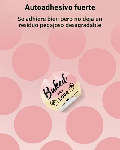 Vista 6 de Phomemo Etiquetas térmicas circulares de gradiente genuinas de 2 pulgadas, etiqueta adhesiva redonda autoadhesiva de 2 x 2, etiquetas circulares