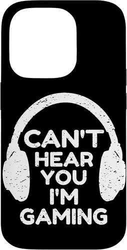 Vista 17 de Gaming Phone Case Gamer Gift Funny Cant Hear You I'm Gaming Case for iPhone 17