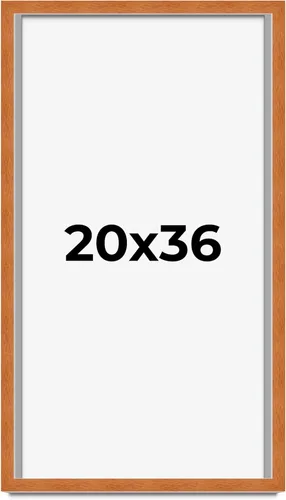 Vista 142 de Marco de 3 x 3 pulgadas de madera maciza de nuez y miel marrón con plexiglás acrílico UV, respaldo de tablero de espuma y accesorios para colgar