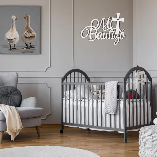 Vista 6 de Bucherry Mi Bautizo - Letrero decorativo para baby shower, decoración de bautizos de madera, decoración de primera comunión, estilo rústico, 15.0 x