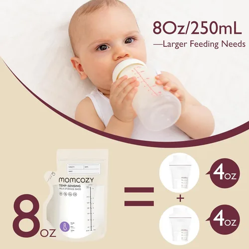 Vista 8 de Momcozy Calentador de biberones Retain Nutrients, calentador de biberones 9 en 1 con luz nocturna y bolsa de almacenamiento de leche materna Momcozy