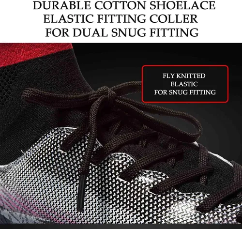 Vista 3 de HESBITEUL Zapatos deportivos para hombre, para interiores y exteriores, cómodos, de fútbol, para estudiantes, de alta potencia de agarre