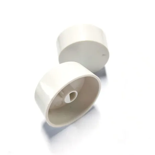 Vista 4 de Manija del Termostato Compatible con Cubierta Blanca Monopolar o Bípolar para Estilo Antiguo S22 D22, Blanco, 2 piezas