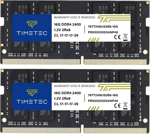 Vista 14 de Timetec Premium 8GB DDR4 2400MHz (DDR4-2400) PC4-19200 (PC4-2400T) sin ECC sin búfer 1.2V CL17 1Rx8 de rango único 260 pines SODIMM, módulo
