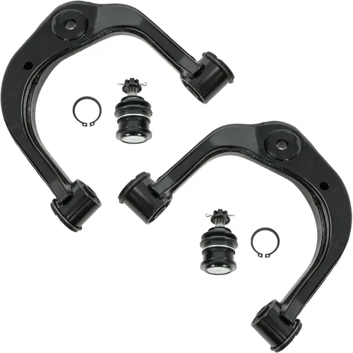 Vista 124 de TRQ Brazo de control superior e inferior del lado del conductor y del pasajero con juego de rótulas compatible con Chevrolet GMC 89-02