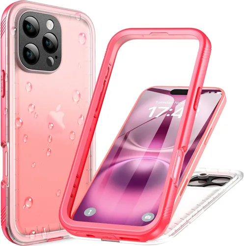 Vista 63 de Cozycase TOP - Funda impermeable militar IP68 para iPhone XR, resistente 360 a prueba de golpes, cuerpo completo, con protector de cámara