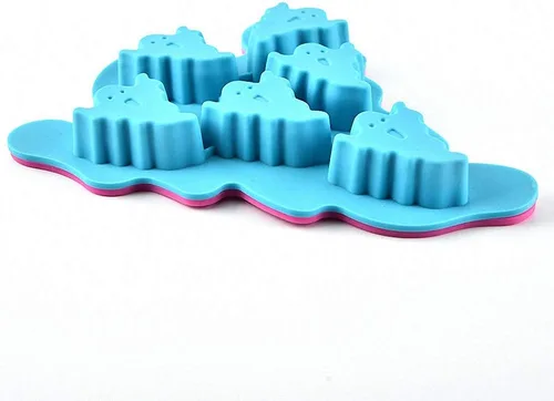 Vista 6 de Juego de 3 bandejas de cubitos de hielo fantasma, moldes de silicona fantasma para fiesta de Halloween, fondant de chocolate, gelatina de caramelo