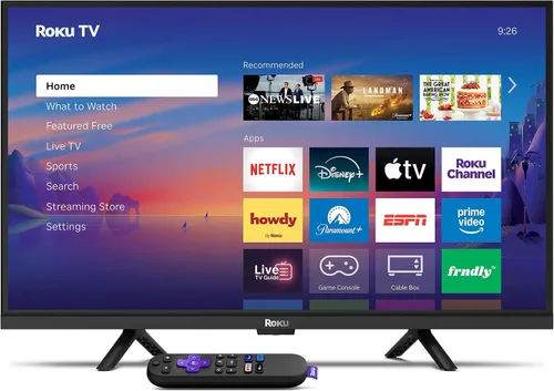 Vista 13 de Roku Smart TV 2026 - Serie Select de 24 pulgadas, TV HD 720p - Roku TV con control remoto por voz - Televisión LED de pantalla plana con Wi-Fi