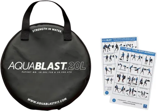 Vista 2 de AquaBLAST - Saco de boxeo portátil para piscinas y spas de natación Entrenamiento de cuerpo completo y de bajo impacto