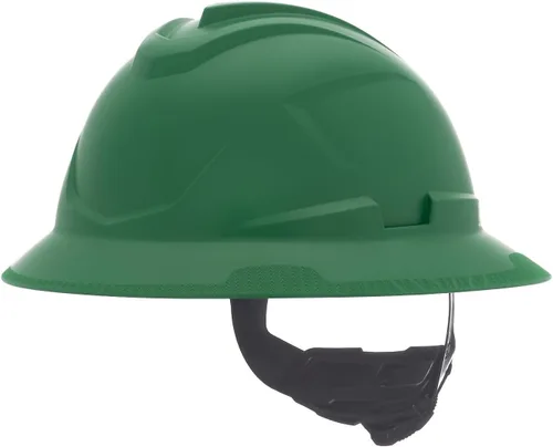 Vista 15 de MSA V-Gard C1 Casco de Ala Completa con Barrera Térmica de Enfriamiento ReflectIR y Suspensión Fas-Trac III - Utiliza Características