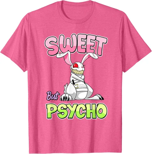 Vista 28 de Sweet But Psycho Shirt Bunny Creepy Gothic Rabbit Funny T-Shirt