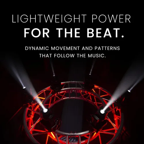 Vista 6 de CHAUVET DJ – Intimidator Spot 110 Compact Led Moving Head Diseño ligero para aplicaciones móviles Ruedas de color y Gobo para programación