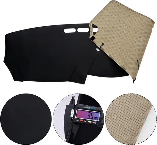Vista 5 de Cubierta de Alfombrilla para Tablero de Instrumentos Almohadilla de Cuero Compatible con Lexus F IS250 IS300 IS350 2006-2013