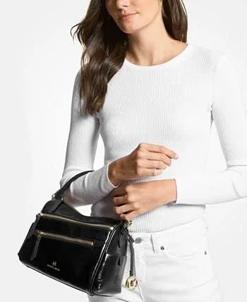 Vista 2 de MICHAEL KORS Lorimer - Bolso mediano de piel con guijarros