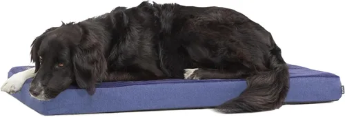 Vista 10 de Barkbox; cama para perro con plataforma de espuma viscoelástica, colchón de felpa para alivio ortopédico de articulaciones, lavable a máquina