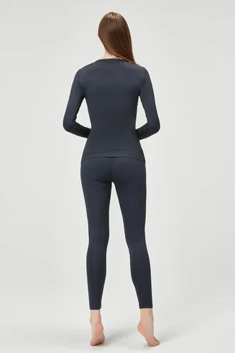 Vista 2 de DEVOPS Conjunto de ropa interior térmica para mujer