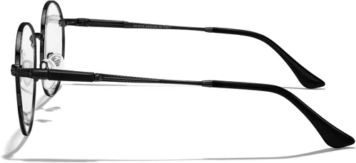 Vista 3 de Gafas de lectura redondas para mujer, diseño de moda, gafas de computadora y bisagras de resorte