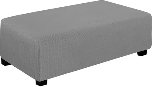 Vista 37 de Easy-Going Funda Elástica para Otomana Taburete de Almacenamiento Plegable Protector de Muebles Funda Rectangular Suave con Parte Inferior Elástica