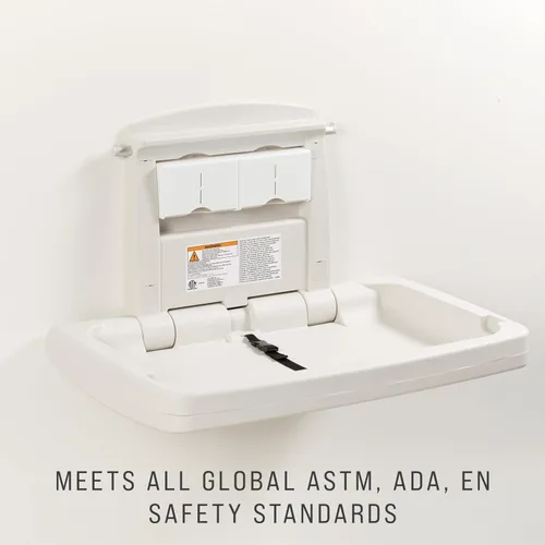 Vista 7 de Rubbermaid Commercial cambiador de bebés horizontal, 1