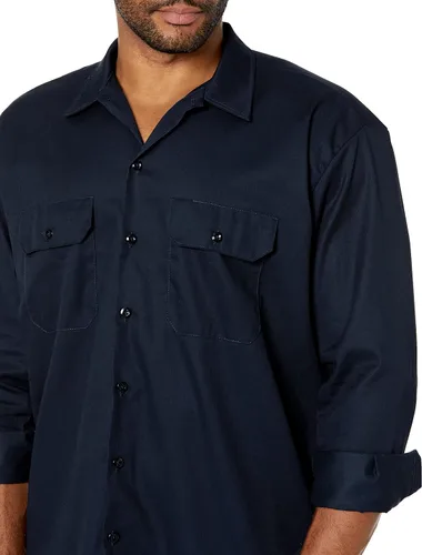 Vista 3 de Dickies Camisa de trabajo de manga larga grande y alta para hombre