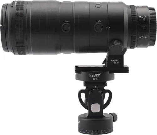 Vista 6 de Haoge LF-Z72 - Pie de repuesto para lente Nikon NIKKOR Z 2.756-7.874 in f/2.8 VR S (montaje z), anillo de montaje en trípode de cuello z100-15.748