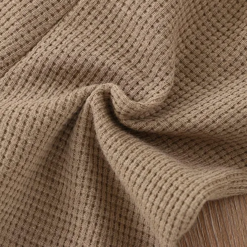 Vista 7 de Pantalones deportivos para bebés, niños y niñas, pantalones casuales de gofre, pantalones de harén unisex para bebés