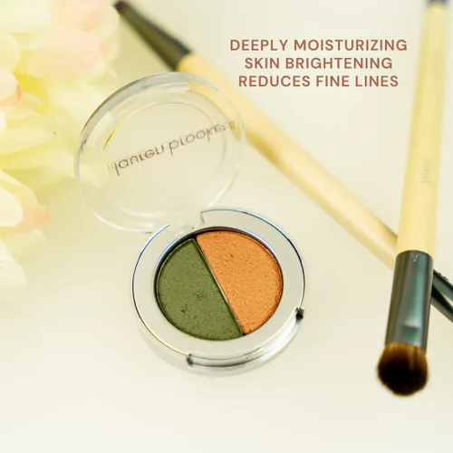 Vista 2 de Lauren Brooke Cosmetiques Sombra de ojos prensada, sombra de ojos natural ricamente pigmentada, maquillaje orgánico certificado por la UE