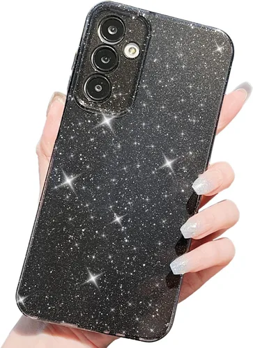 Vista 97 de MINSCOSE Funda compatible con Samsung Galaxy A14 5G, bonita funda delgada con purpurina fina, a prueba de golpes, de TPU para mujeres y niñas