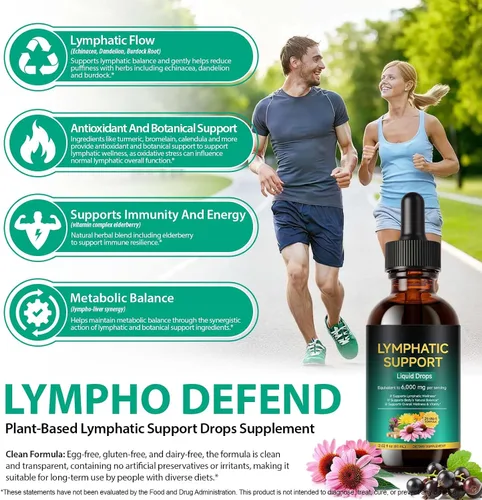 Vista 2 de FANSHI 2 gotas de drenaje linfático – Fórmula botánica avanzada con 16 hierbas y suministro liposomal – Apoya la salud inmunológica – Máxima