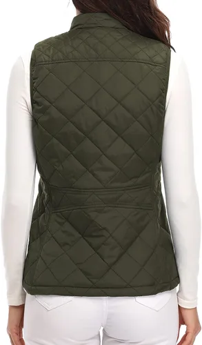 Vista 4 de Argstar Chaleco acolchado ligero con bolsillos con cremallera (XS-2XL)