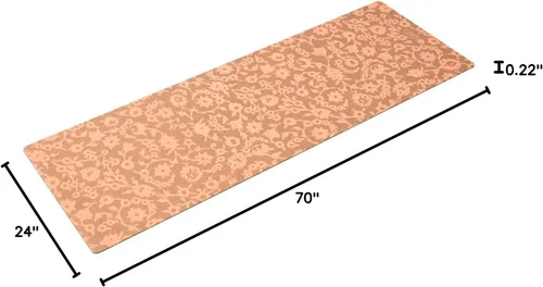 Vista 7 de Yoga Design LAB - La esterilla de yoga de corcho Eco Luxury Ideal para yoga caliente, potencia, Bikram, Ashtanga, entrenamientos sudorosos