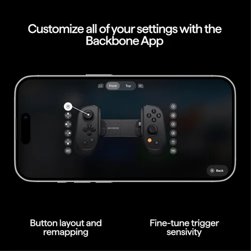 Vista 6 de BACKBONE Controlador de juego profesional para iPhone 15/16/17 y Android Controlador de teléfono para Android y iPhone, convierte tu teléfono